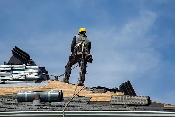 Professional Roof Repair technician working in Riverton, CT